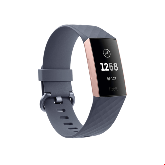 FITBIT Charge 3 Blue Grey / Rose Gold
                        Giyilebilir Teknoloji