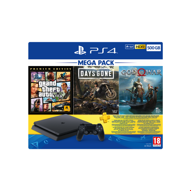 PS4 500GB Mega Pack                        Oyun Konsolu