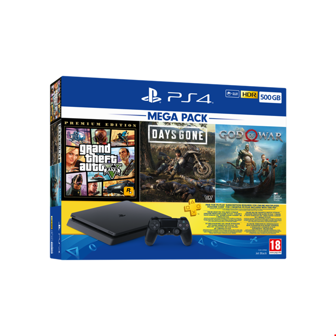 PS4 500GB Mega Pack                        Oyun Konsolu