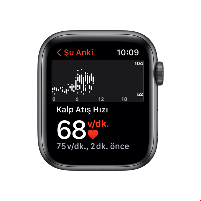 Apple Watch Nike SE GPS 44mm Uzay Grisi                    Giyilebilir Teknoloji